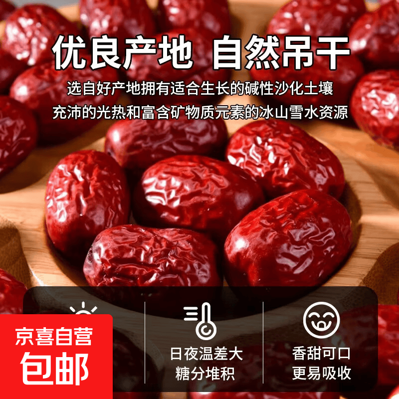 和田骏枣500g*1袋 3.89元 - 线报酷