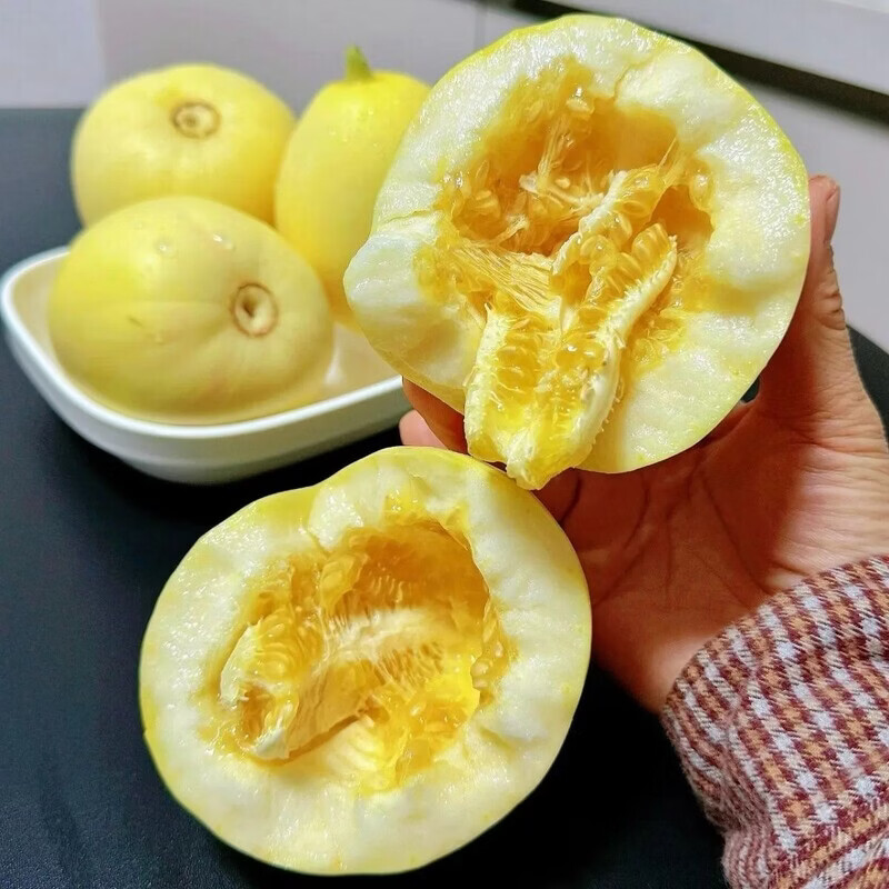 机林有果正宗山东小蜜蜂甜瓜星甜20蜜罐甜瓜新鲜水果香瓜脆黄金瓜爆甜大果 净重3斤中果【单果150-200g】
