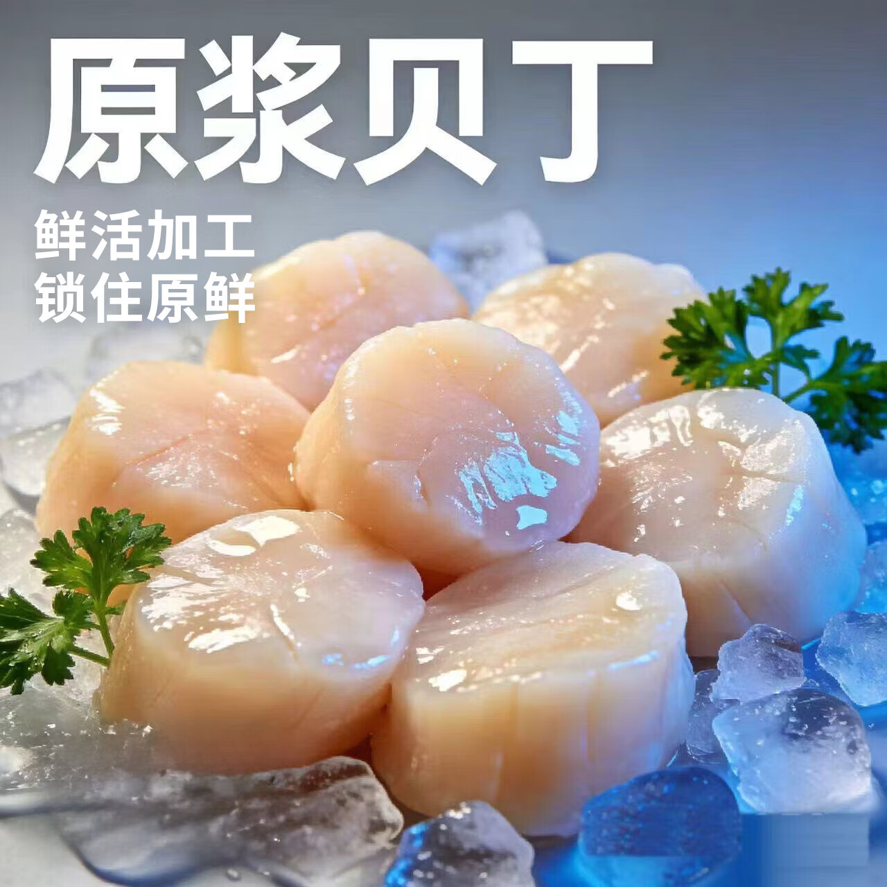 百库扇贝柱大号 瑶柱海鲜玉带烧烤火锅食材 大号扇贝柱 3斤(净重)  （40/60）