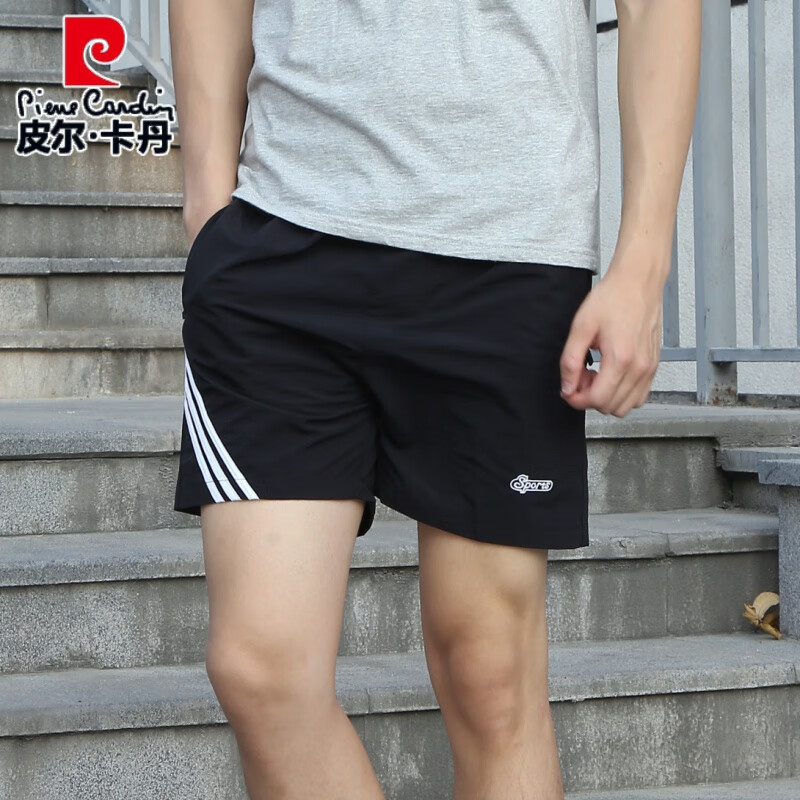 皮尔卡丹运动短裤男跑步三分裤夏季健身马拉松训练田径裤衩速干透气
