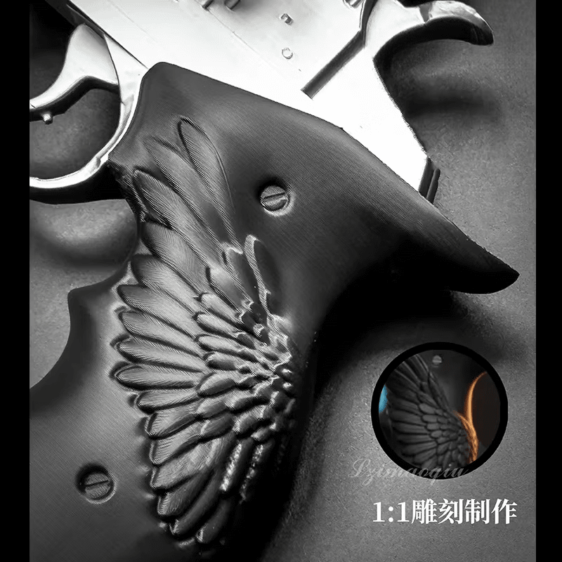 DZEZE安魂曲左轮生化危机9周边cos道具里昂同款武器模型3d打印玩具 安魂枪【弹夹可动 可拆卸】 生化危机9周边