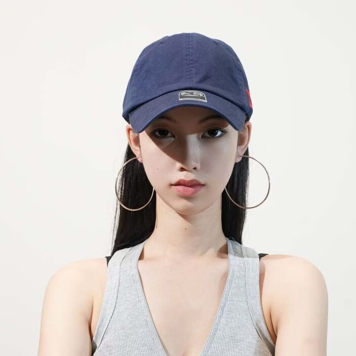 新款显脸小棒球帽日韩男女同通用潮牌帽原创风高感帽子 E奶白 均码 可调节