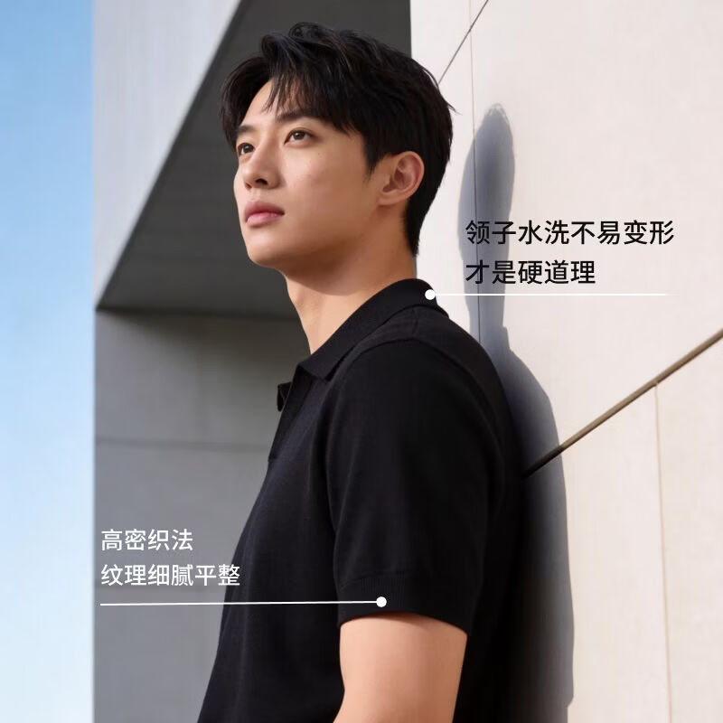 【京东直采】超精桑蚕丝羊毛针织衫26年秋季老钱风男装polo衫毛衣 核桃棕 L 175/92A 尺码偏小