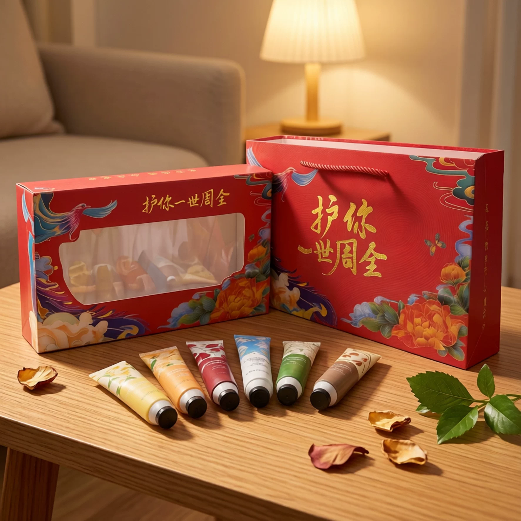 承夏文化罗斯琳护手霜保湿芳香礼盒送女友老婆节日生日礼物伴手礼 3盒装