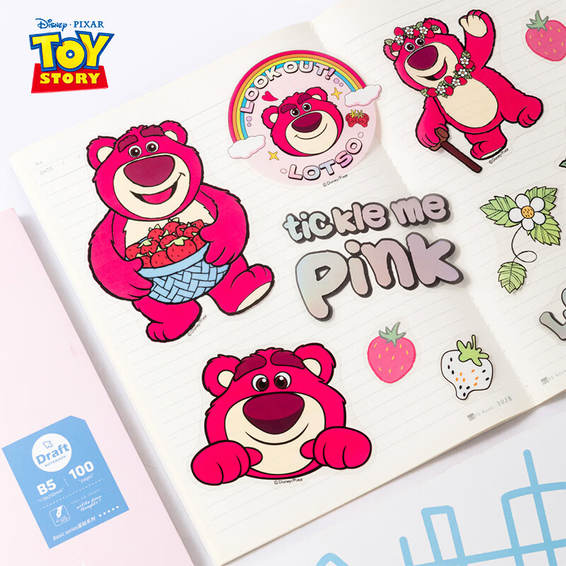 迪士尼（Disney）儿童手账贴纸泡泡贴女孩生日礼物手账本装饰粘贴玩具标签纸贴纸贴画不干胶玩具手工装饰品礼品DIY 【随机】装饰贴纸/不支持指定