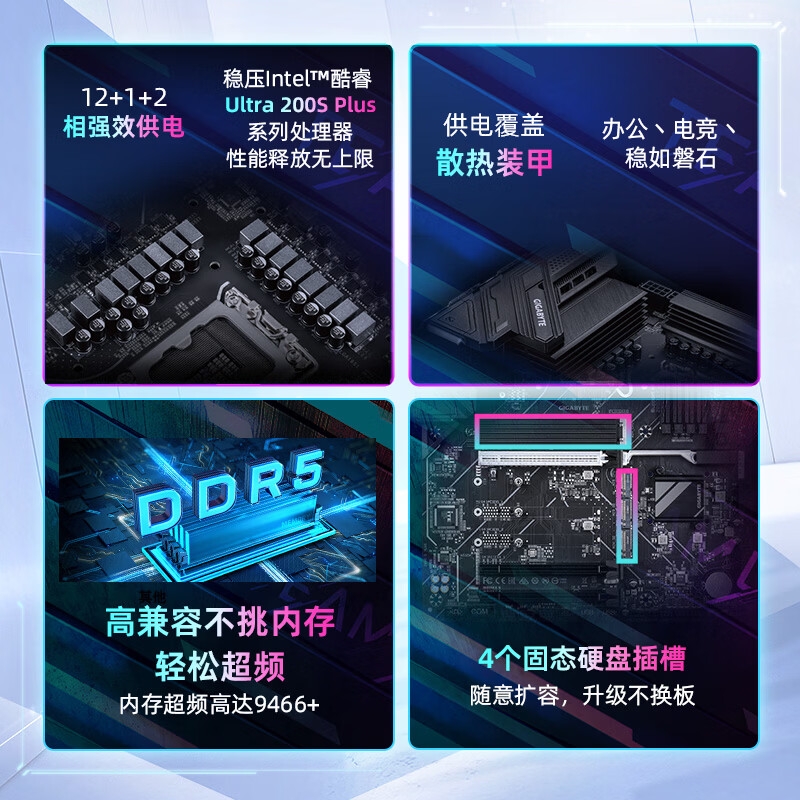 技嘉 超耐久Z890 D PLUS DDR5 图 3