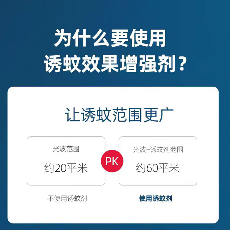 度斯诱蚊剂灭蚊灯专用环保无毒提取精华气味吸引蚊子蚊虫诱饵用 大盒【3颗】效果持续30天左右
