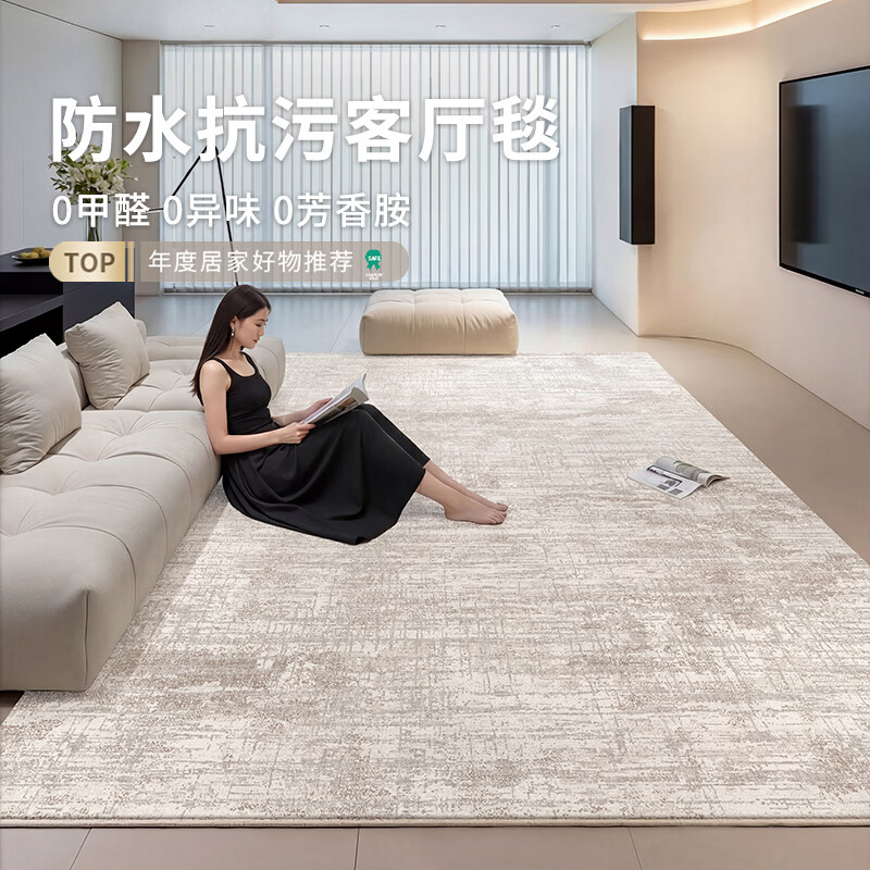 布迪思地毯客厅2026新款免洗可擦轻奢高级感沙发茶几卧室书房床边毯 S仿羊绒-序章 定制尺寸联系客服