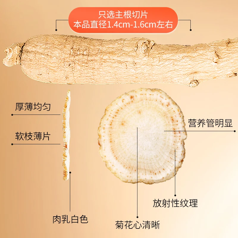 敖东 人参片250g 长白山足龄生晒参白参切片煲汤泡酒材料滋补礼品 【自用送礼】人参大片1.4-1.6cm 90g*1瓶