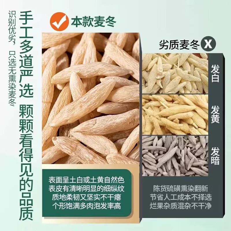 同仁堂(TRT)胖东来同款【正宗特级麦冬】500g中药材野生四川绵阳麦冬泡水喝 正宗川麦冬特级大粒 250g*2罐