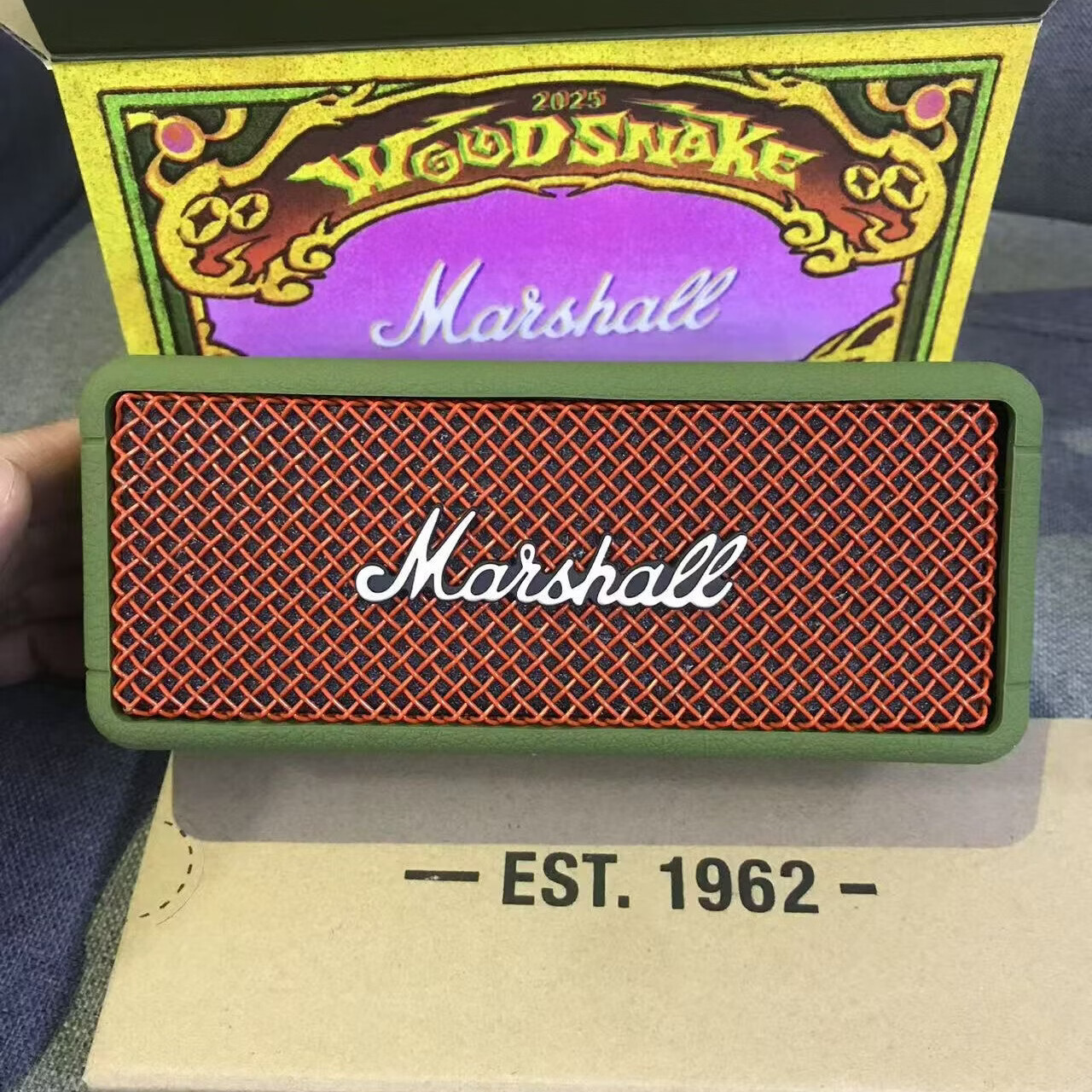 marshellEMBERTON马歇尔三代无线蓝牙音响重低音炮户外防水便携小音箱高音质高颜值男女朋友送礼物解压神器 新款三代马年限定