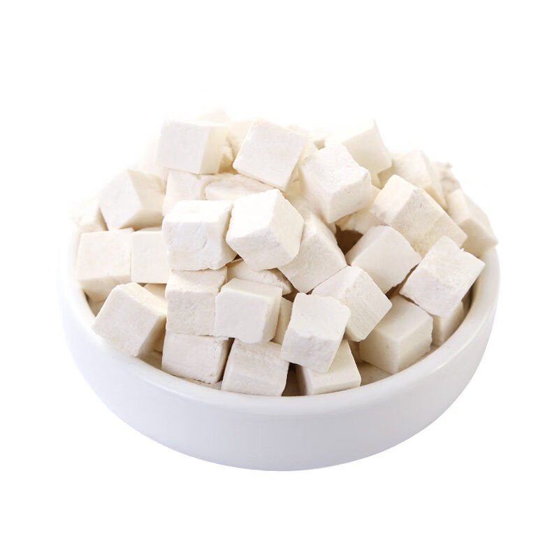 内廷上用云南茯苓500g克新货筛选白茯苓丁茯苓块茯苓粒可磨炒白茯苓粉 无硫茯苓100g（磨粉） 100g*1袋