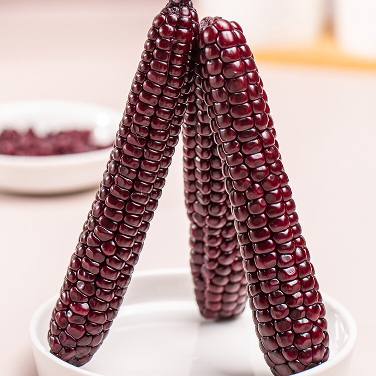 彩云之南西双版纳紫拇指小玉米自然生长新鲜现摘现发玉米真空包装 紫拇指小玉米1公斤/箱（16-20根） （礼盒装）