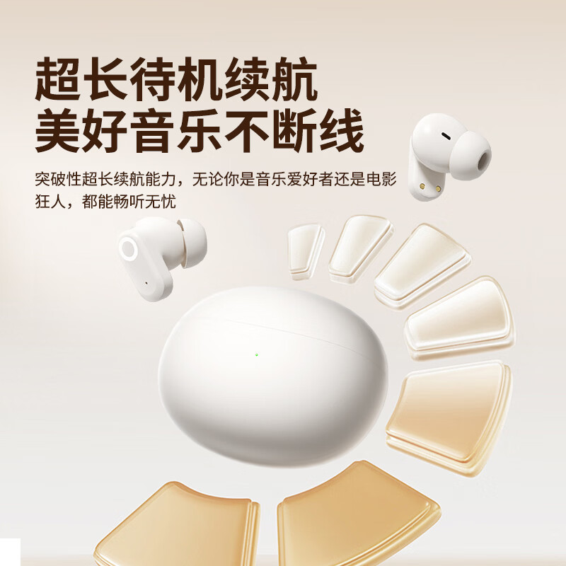 魔牛道【2026新款  HiFi级音效】蓝牙耳机真无线半入耳式短柄音乐运动游戏低延迟高音质安卓通用 旗舰【鎏金肤】颜值圆点丨半入耳HIFI丨长续航 旗舰版【适用华为苹果小米vivo】