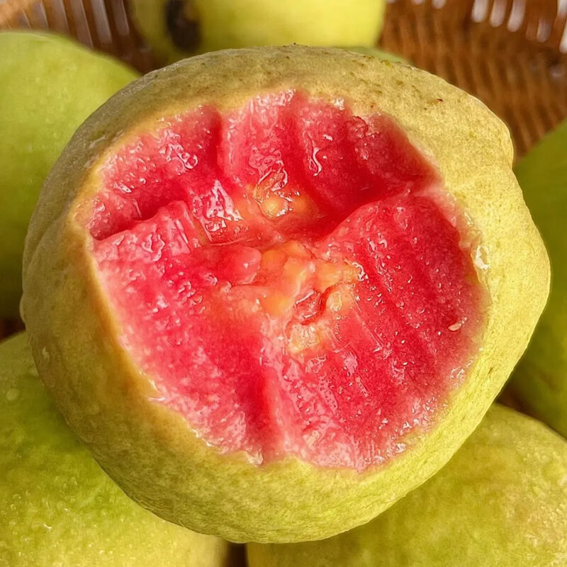 珍山辛农当季新鲜芭乐香糯软心低卡低热量轻食红白心双拼番石榴孕妇水果 红心芭乐【3斤  单果120g+】网红推荐款
