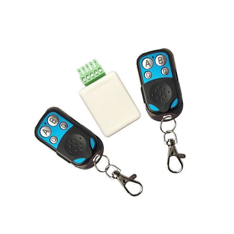 GEKRONE自动门遥控器通用万能可学习控制器电动玻璃自动感应门遥控接收器 标配（一个接收器二个遥控器）