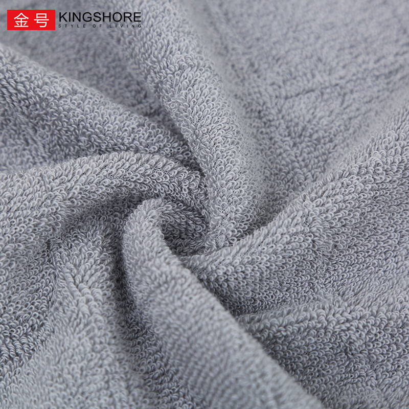 金号纯棉4条A类毛巾新疆棉洗脸成人柔软吸水婴幼儿可用企业福利团购 70*33.5cm棕+黄+蓝+灰 4条