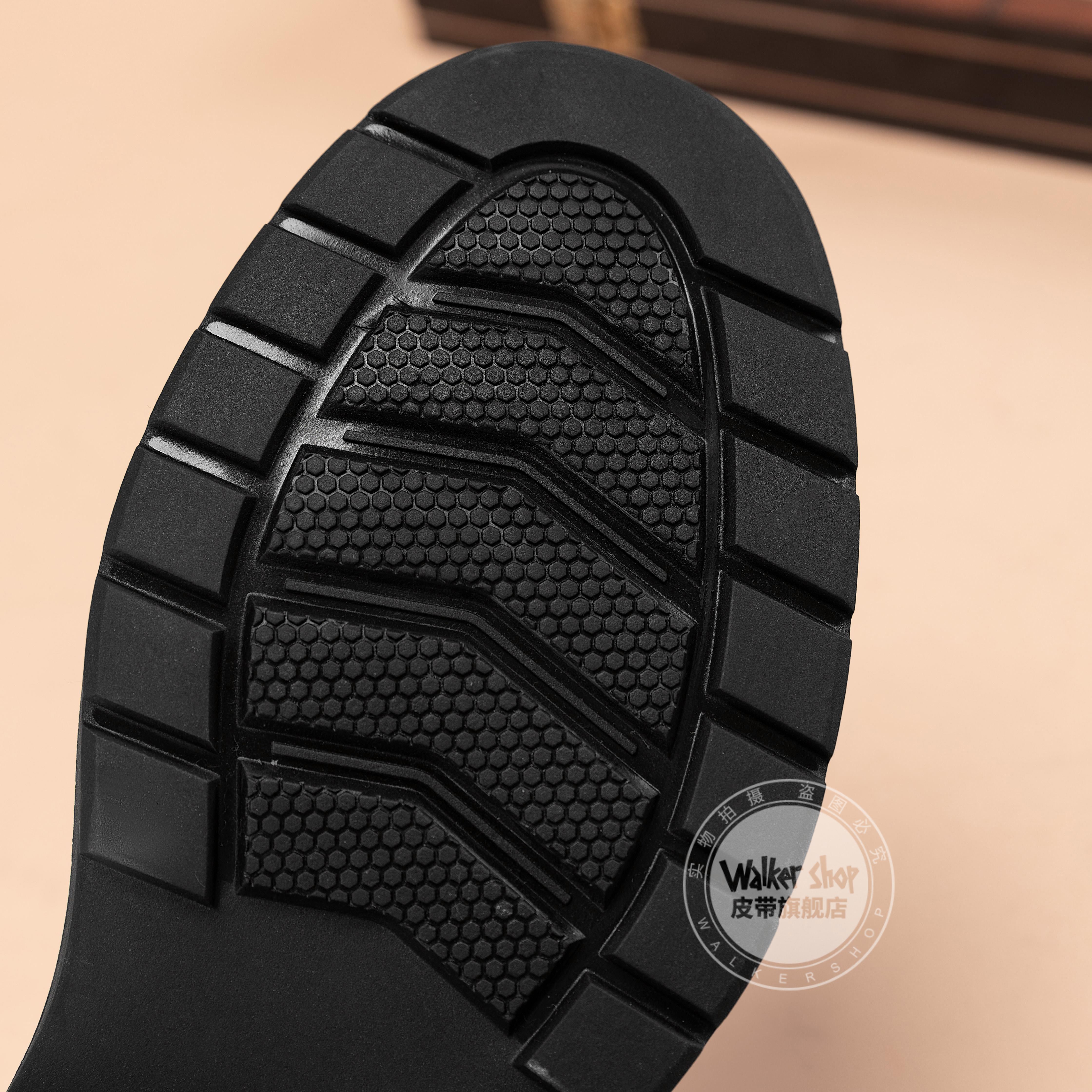 Walker Shop皮鞋男高端商务正装男士皮鞋2026新款休闲真皮透气软底内增高男鞋 黑色【内增高】 40