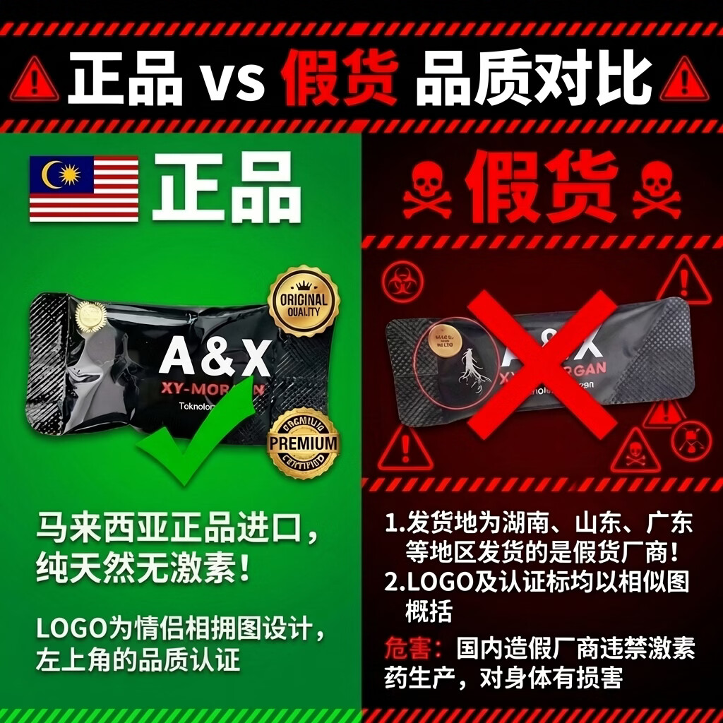 叙娅摩根AX能量人参粉马来西亚男性功能糖【正品海外购】【顺丰保密邮】 【散装1包】 4mg*1包 【一包分三次,每天吃一次】