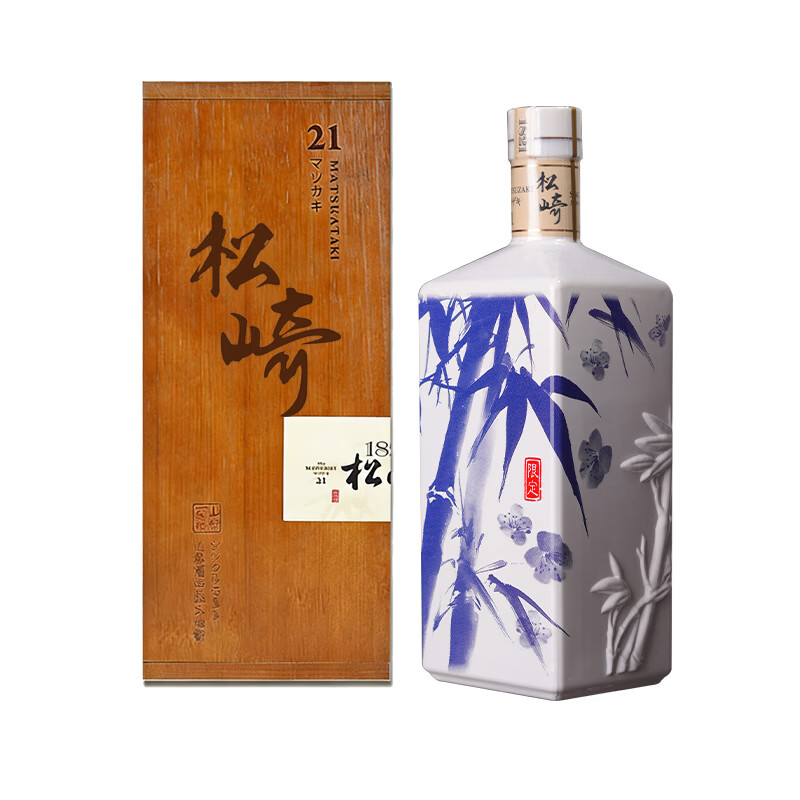 松崎21日本原瓶进口单一麦芽威士忌酒原装威士忌日威洋酒礼盒东方风韵 【进阶】松崎21【单一麦芽】700ml-1瓶
