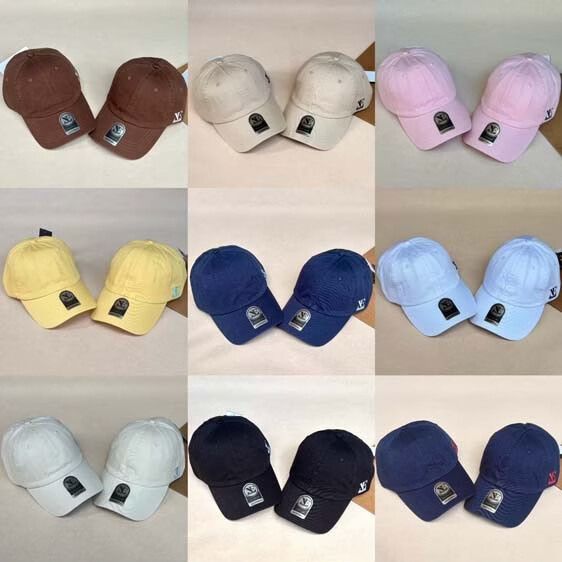 刺绣字母男女简约纯色时尚棒球帽户外出游遮阳鸭舌帽百搭 黑红(软顶男女同款） 均码 可调节（54-61cm)