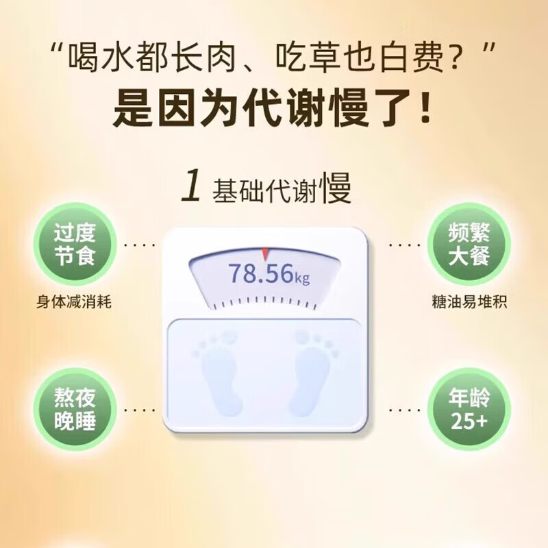 sungift果蔬酵素膳食纤维消化益生菌夜间酵素片身材管理大餐嗨吃 60粒*4瓶