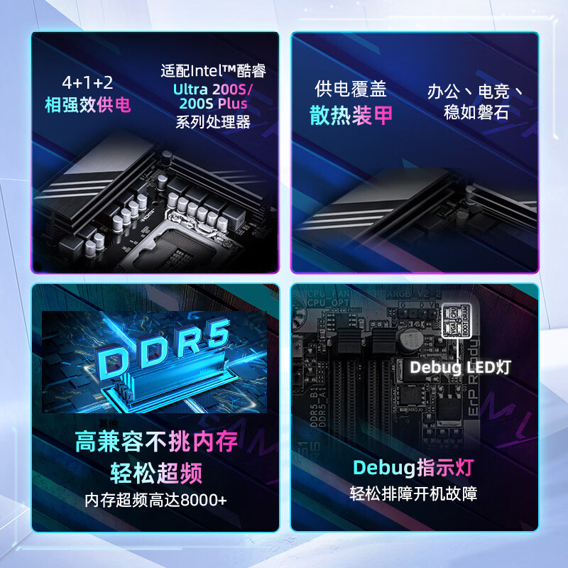 技嘉 超耐久B860M E GEN5 DDR5 图 3