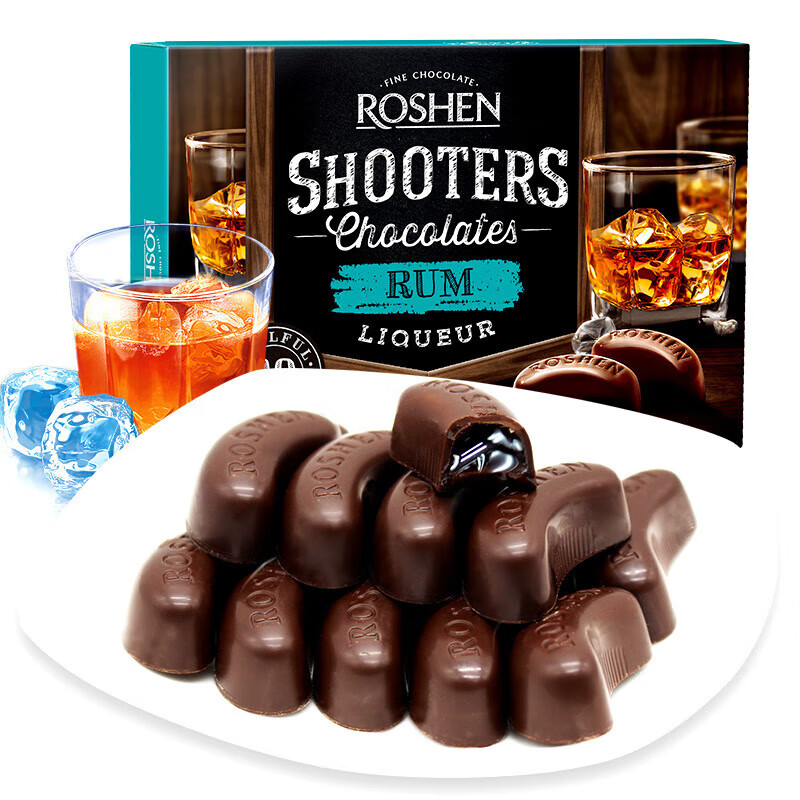 如胜(roshen)酒心巧克力礼盒夹心乌克兰进口网红休闲小零食节日送礼