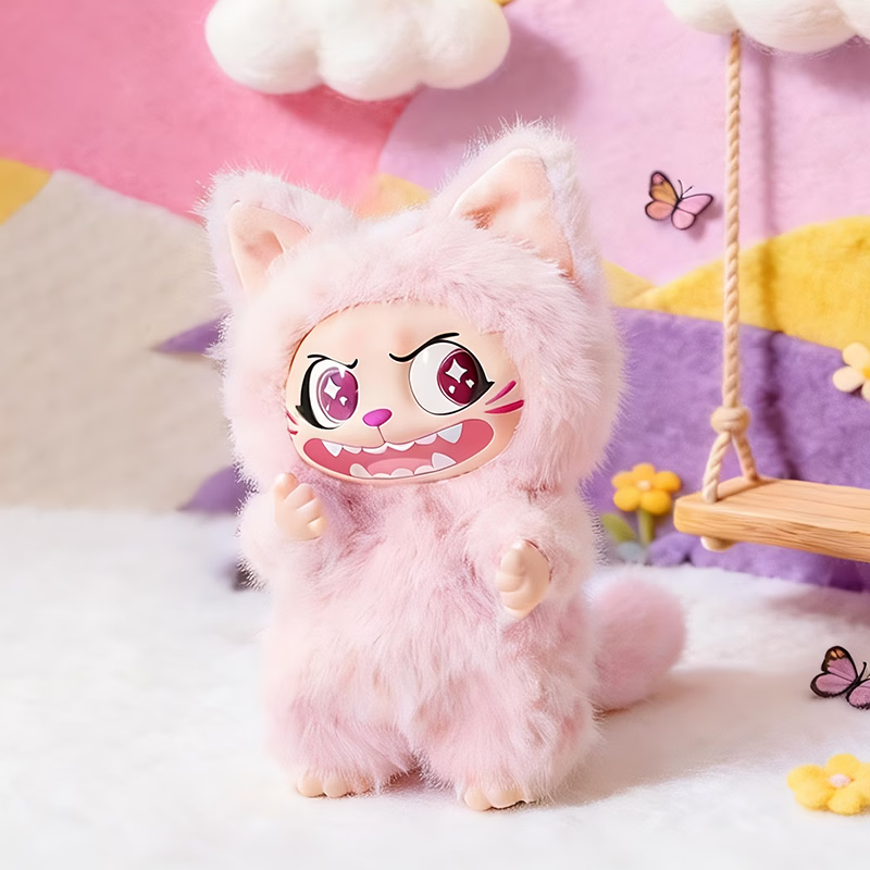 MAGICAL SOUL 幻兽盲盒玩具 毛绒玩偶挂件 幻兽哇狸狸搪胶公仔 灵活手办摆件礼物 单个盲盒哇狸狸（有概率出隐藏款）