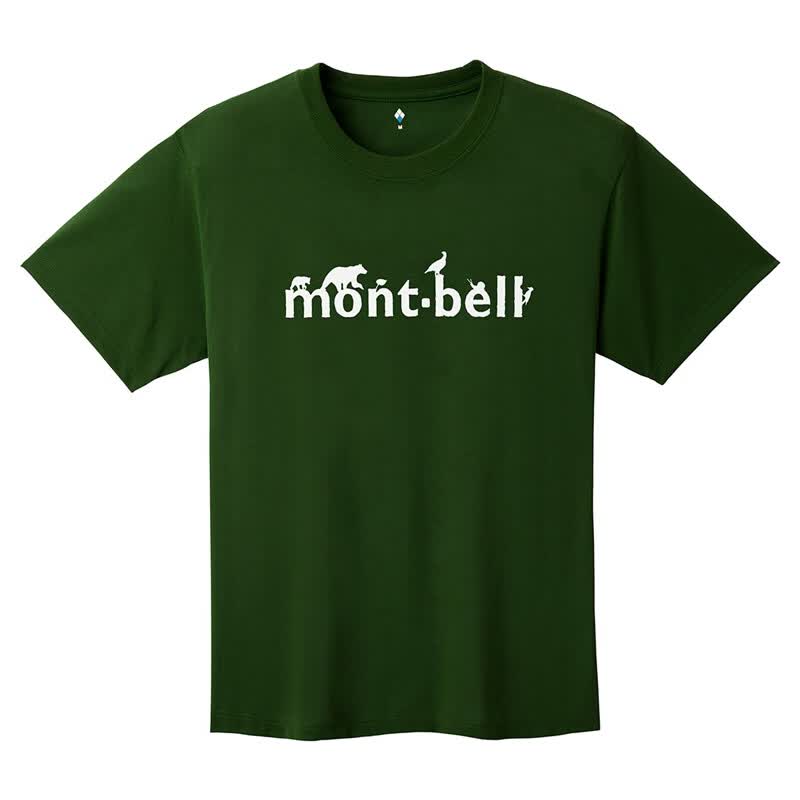 mont·bell 户外速干透气短袖日系山系Montbell经典休闲百搭T恤 1114731 DGN深绿色 M