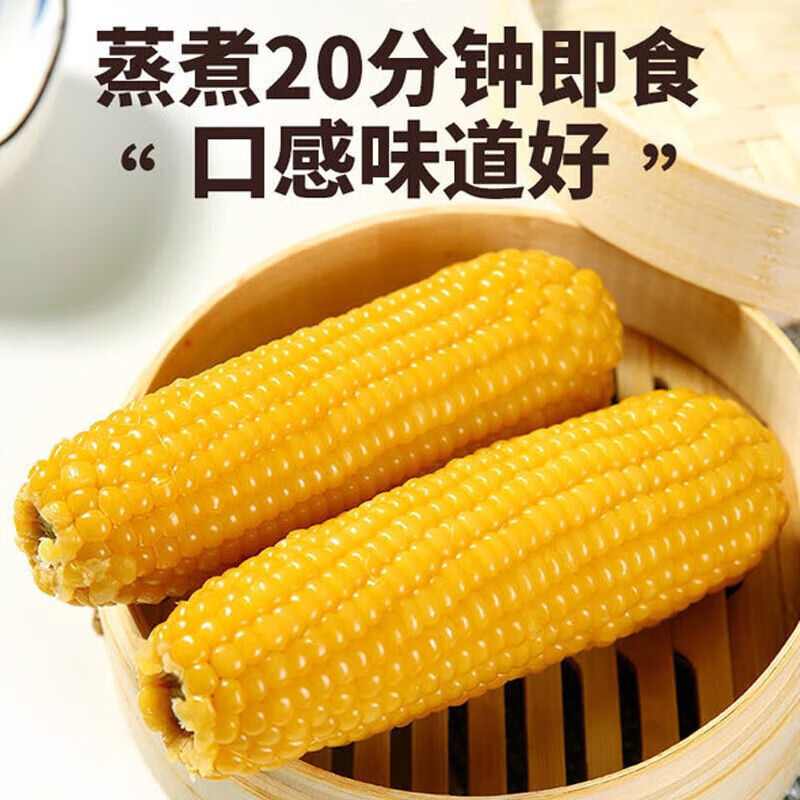 源惠鲜礼2025东北新黄糯玉米白糯玉米东北糯玉米软糯香甜低脂粗粮代餐大棒 2025新东北黄糯玉米 250-270g*10棒