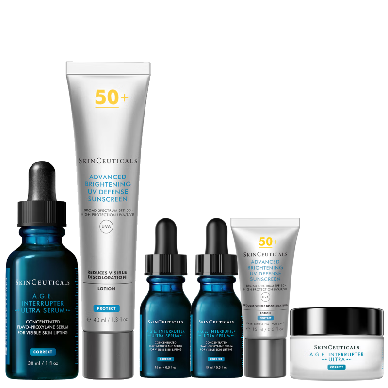 修丽可AGE精华30ml+防晒小银伞40ml 抗老紧致护肤品30%玻色因生日礼物