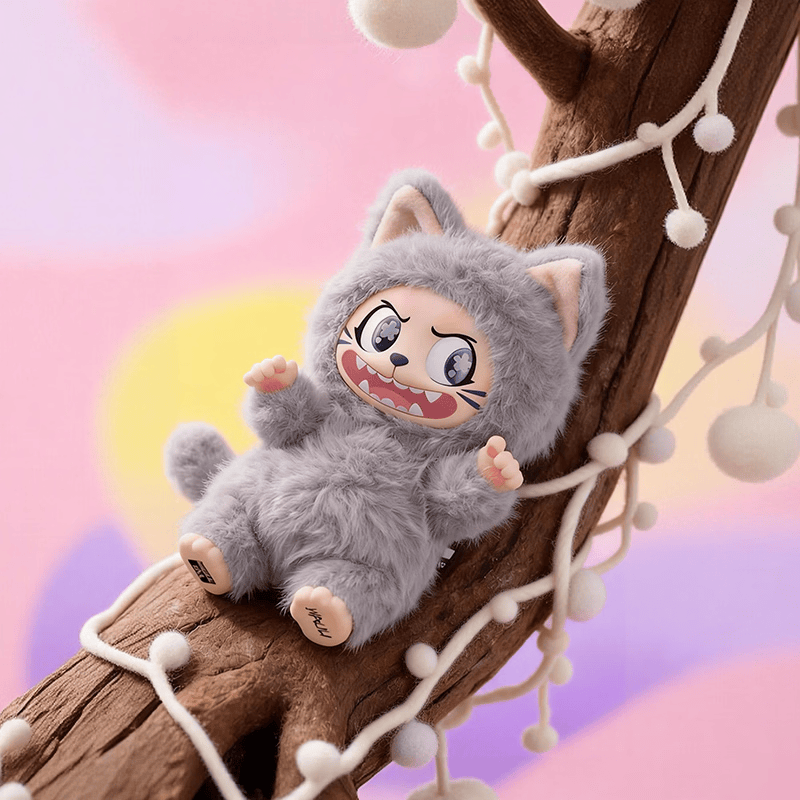 MAGICAL SOUL 幻兽盲盒玩具 毛绒玩偶挂件 幻兽哇狸狸搪胶公仔 灵活手办摆件礼物 单个盲盒哇狸狸（有概率出隐藏款）