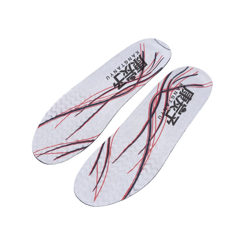 康炭予儿童鞋垫6-16岁除臭吸汗防滑鞋垫男女青少年通用久穿不臭 运动款两双装 34码