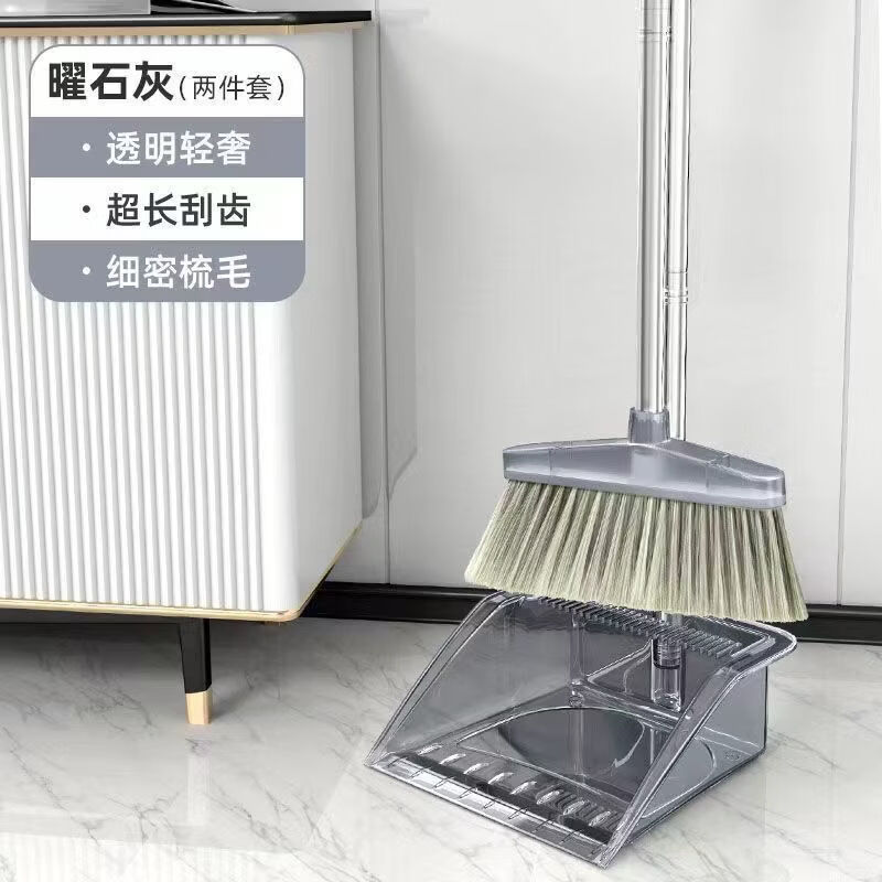 小红书同款家用两件套AA 颜色随机扫把+簸箕2件套装