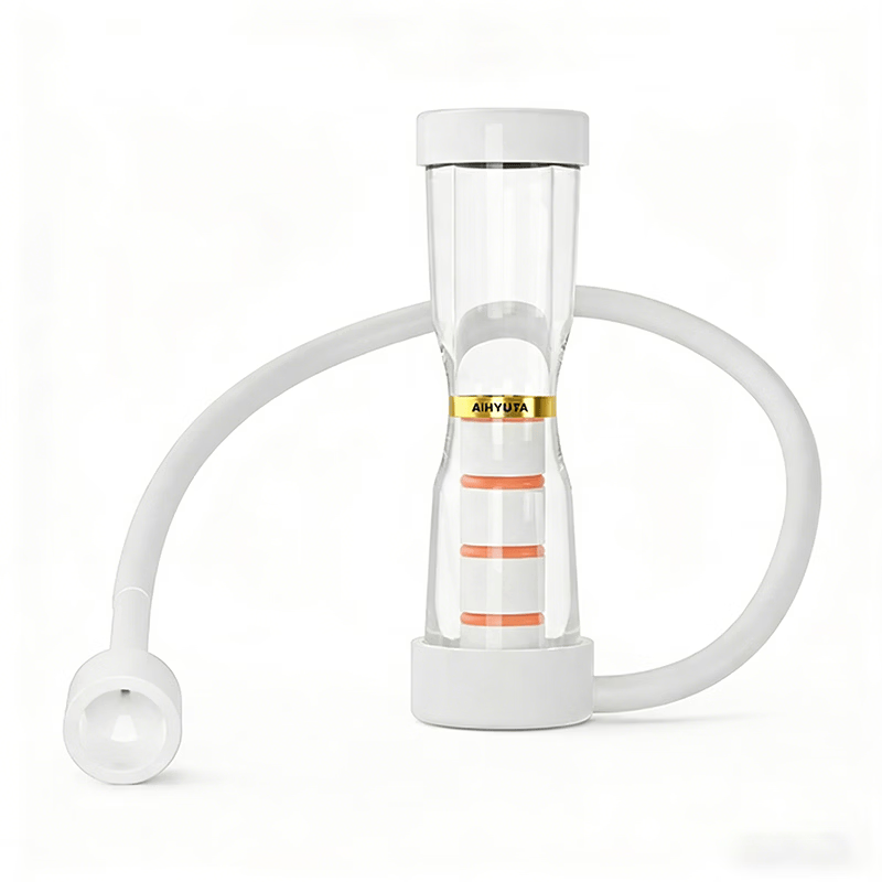 AiHYUTA呼吸哑铃腹式肺活量训练仪器腹肌马甲线盆底肌瘦脸腹部瘦肚子健身 AiHYUTA升级款100g【加厚管壁-白色金环】