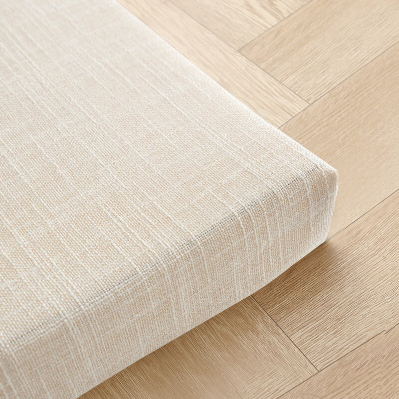 DONOYA 多罗亚高密度海绵沙发垫四季通用防滑2026年新款增高加厚坐垫屁垫椅垫子 棉白 40cm*40cm 常规款*厚5厘米（软硬适中海绵）