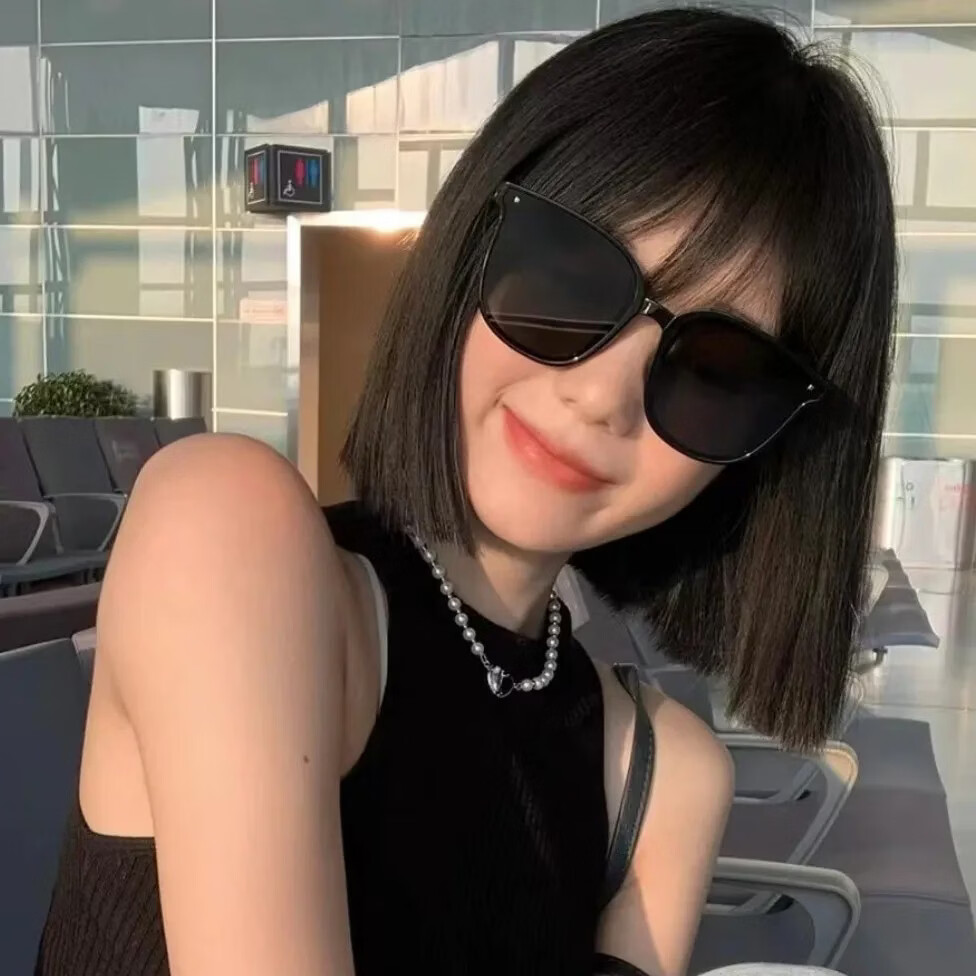 折叠墨镜女2025新款高级感开车男潮防紫外防晒太阳眼镜 【爵士黑】丿可折叠 1个