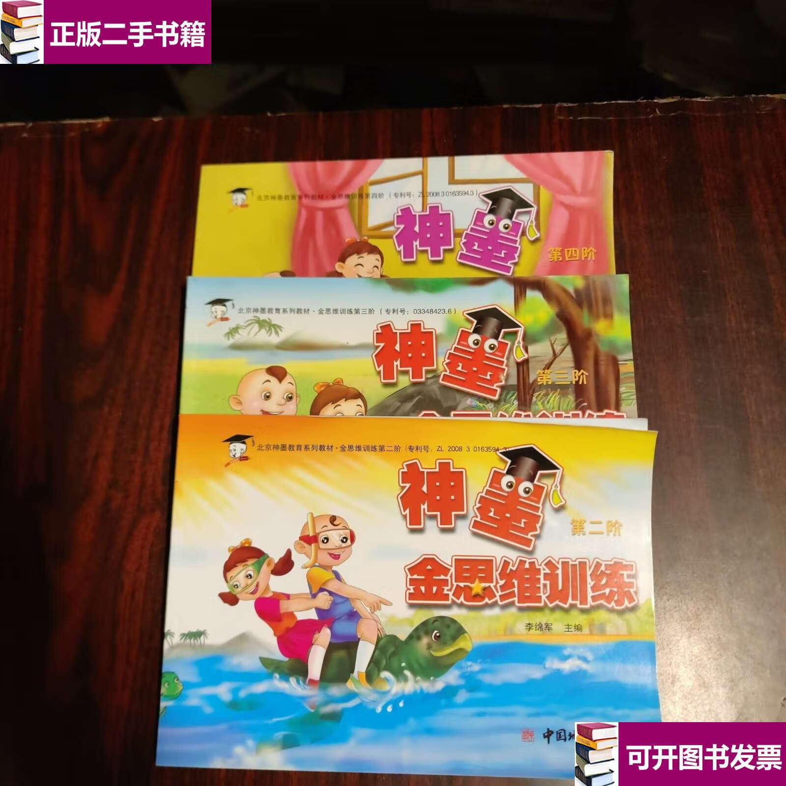 【二手9成新】神墨金思维训练(第二,三,四阶) /李绵军 河北美术