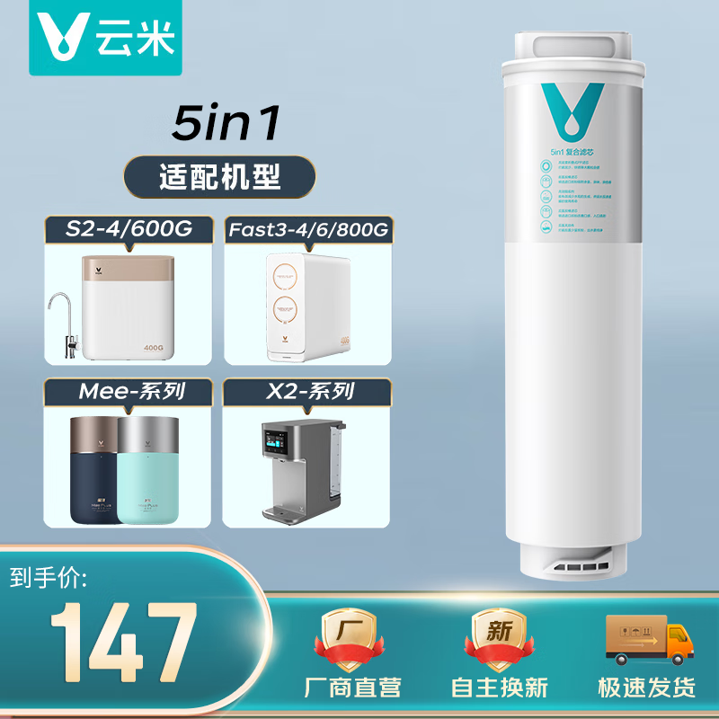 ���ף�VIOMI�����������׾�ˮ����о�������S2��Fast3��X2��meeϵ����о 1��5in1������о