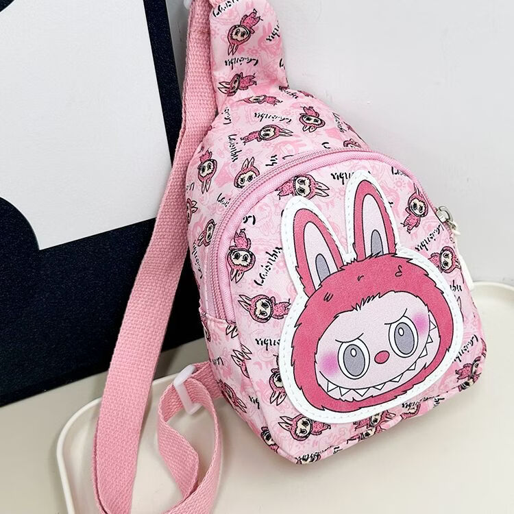 小红书同款AA 天蓝色 高18cm宽14cm厚7cm儿童胸包可爱