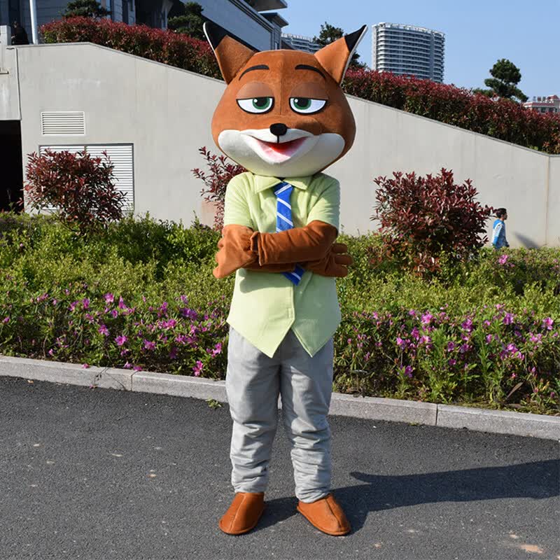 疯狂动物城卡通人偶服装朱迪兔子玩偶服尼克狐狸演出道具动漫头套 闪电树懒 适合身高（165cm-175cm)