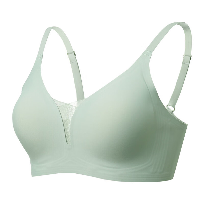 万康Ailey果冻条内衣女软支撑光面无痕小胸聚拢提拉文胸舒适侧收胸罩 红色套装 XL (85/38ABC)