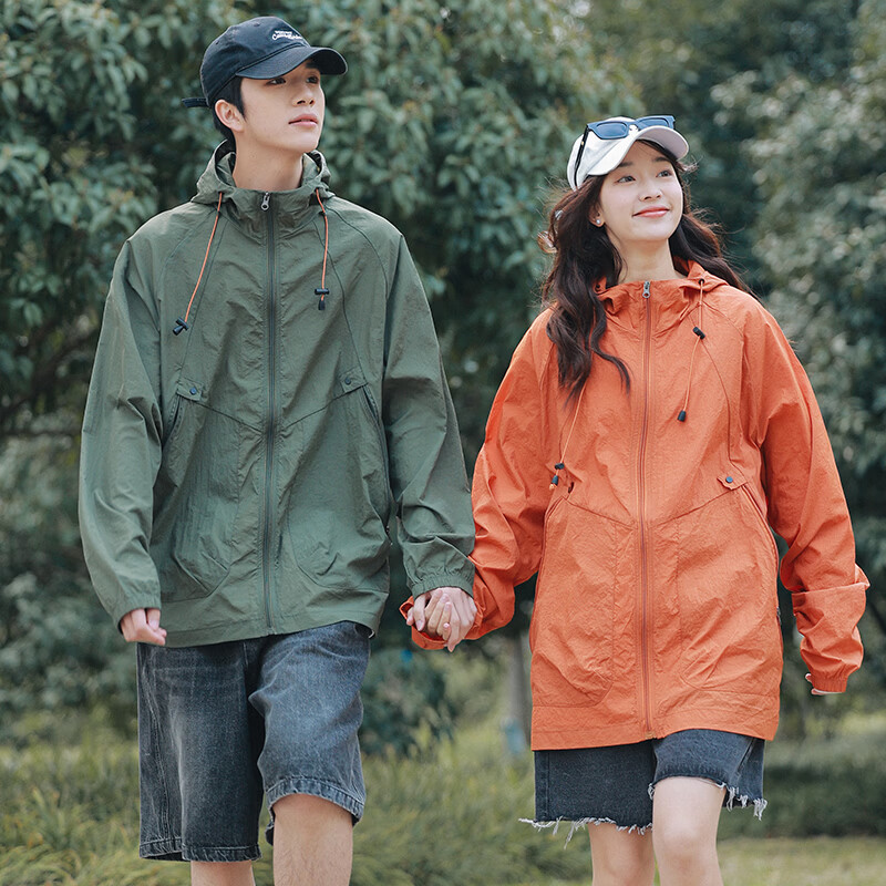 BEUNASLOER夏季新款潮流新款冰丝防晒衣男女款宽松超薄透气户外骑行防紫外线 灰色 M