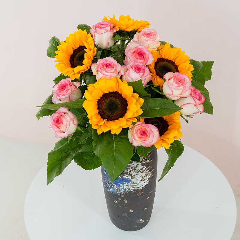 一网情深随机色玫瑰10枝3枝向日葵 16.9元 - 线报酷