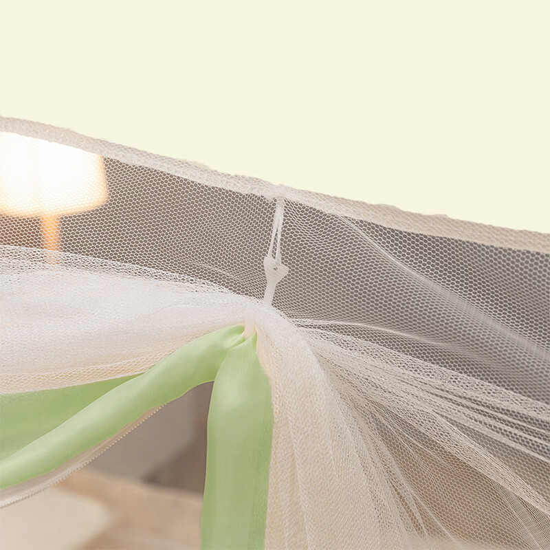 伊路卡新款免安装蒙古包蚊帐1.8x2米家用1.5米床1.2m儿童床蚊帐 萌兔菜宝【升级加固款】 180*198*160cm高