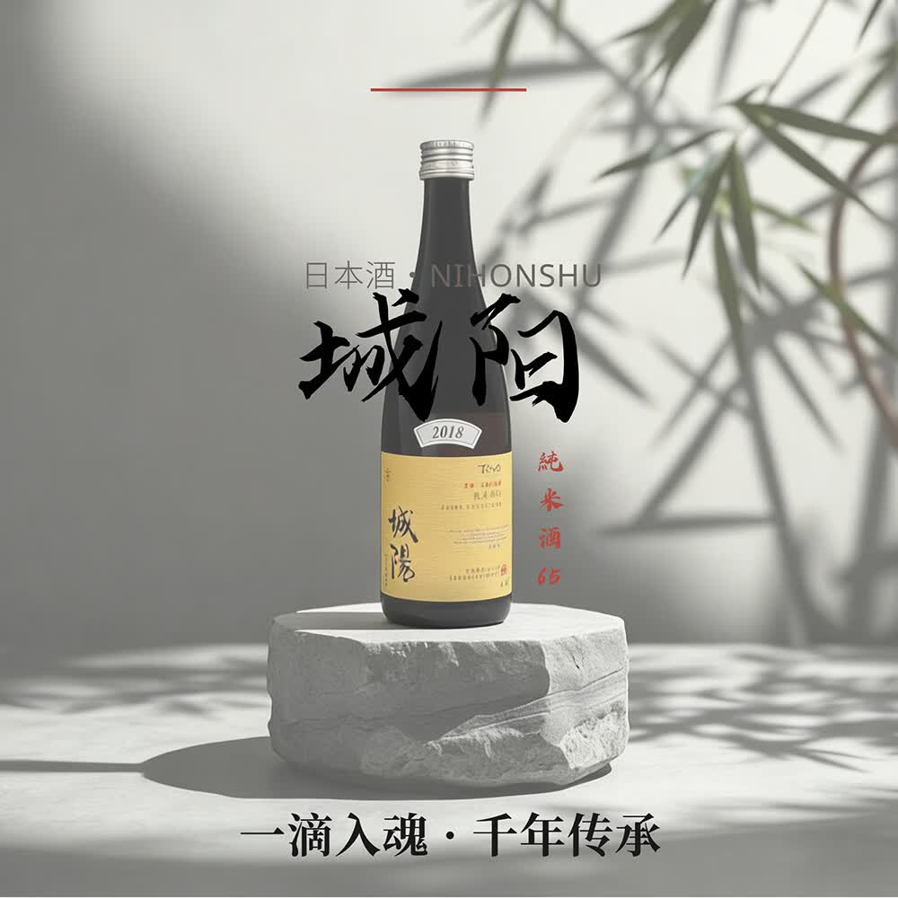 美浓天狗城陽純米酒720ml 纯米酒 日本清酒 原装进口 城陽 純米酒六割五分720ml/瓶 日本酒度+3