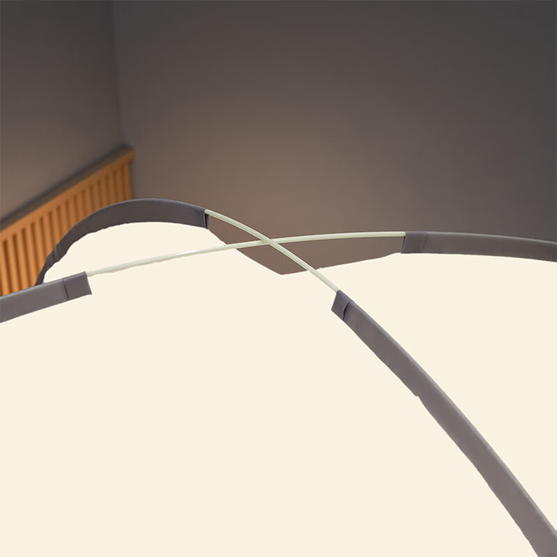 伊路卡新款免安装蒙古包蚊帐1.8x2米家用1.5米床1.2m儿童床蚊帐 鱼趣【升级加固款】 150*198*160cm高