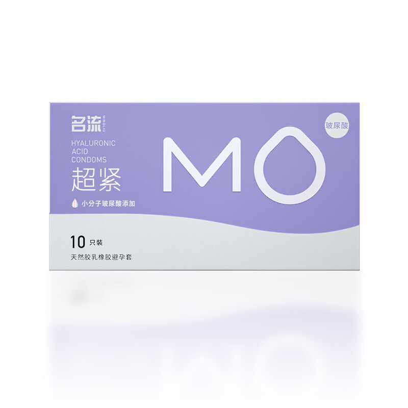 名流MO避孕套超小号45mm超薄003玻尿酸润滑安全套29mm紧绷型保险套byt MO超紧45mm小号10只