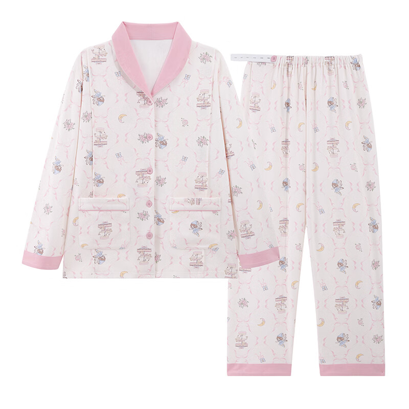 ROVO孕妇月子服产后喂奶哺乳睡衣吸汗产妇家居服套装 蝴蝶仙子【吸湿排汗 透气不闷热】 L